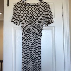 Midi polka dot dress